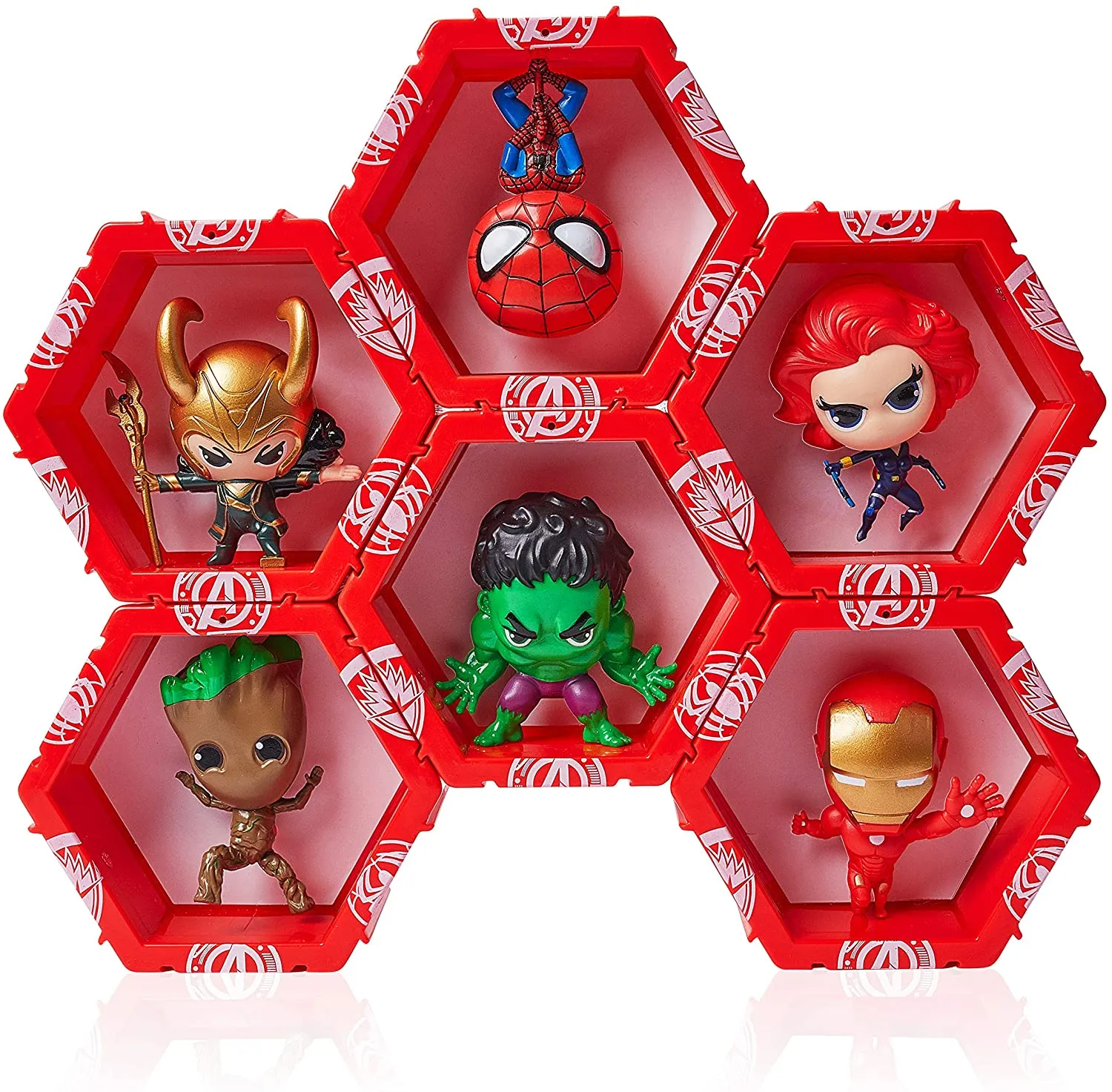 WOW! PODS Avengers Collection - Spider-Man | Superhero Light-Up Bobble-Head Figure | Official Marvel Toys, Collectables & Gifts