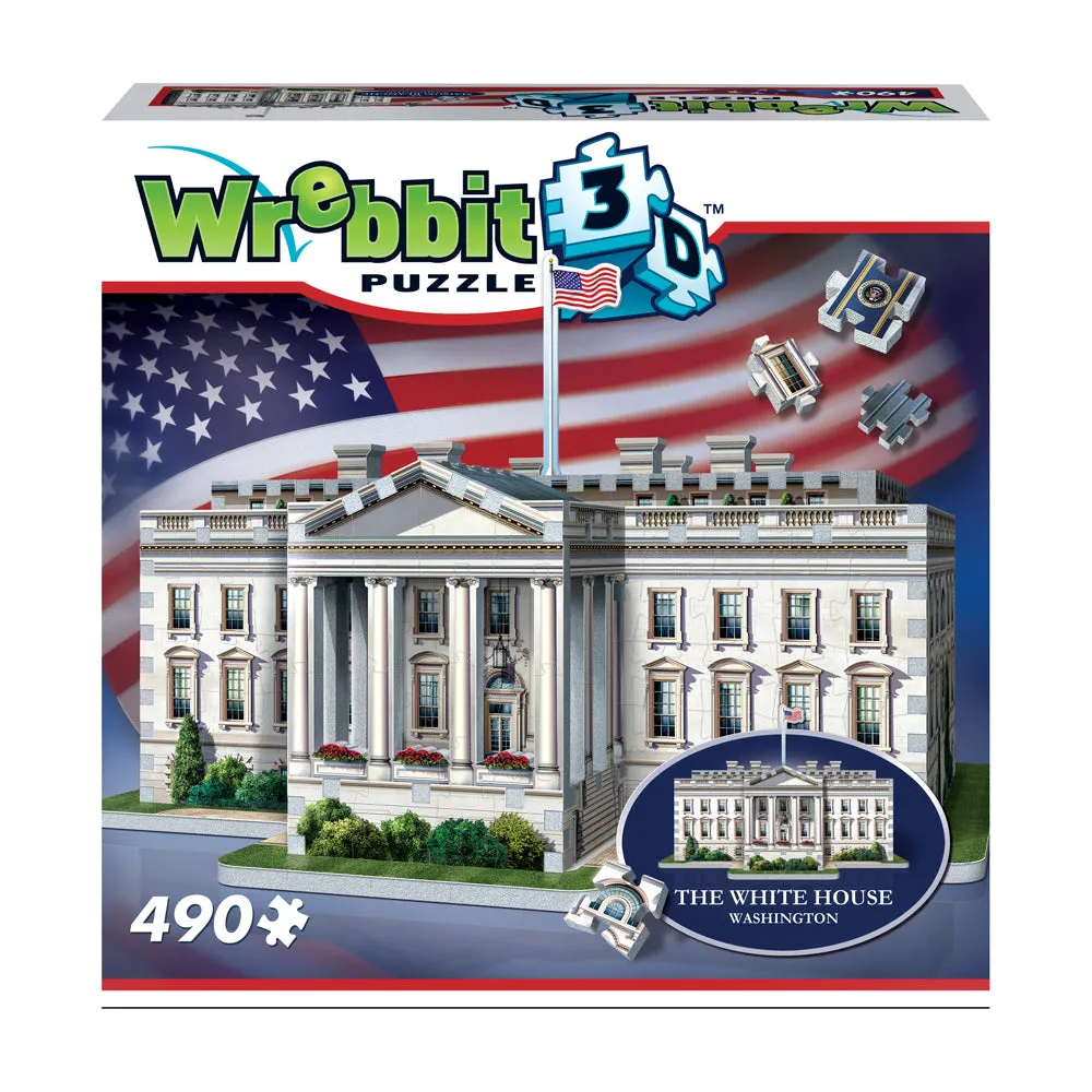 Wrebbit The White House 3D Foam Puzzle - 490 pc