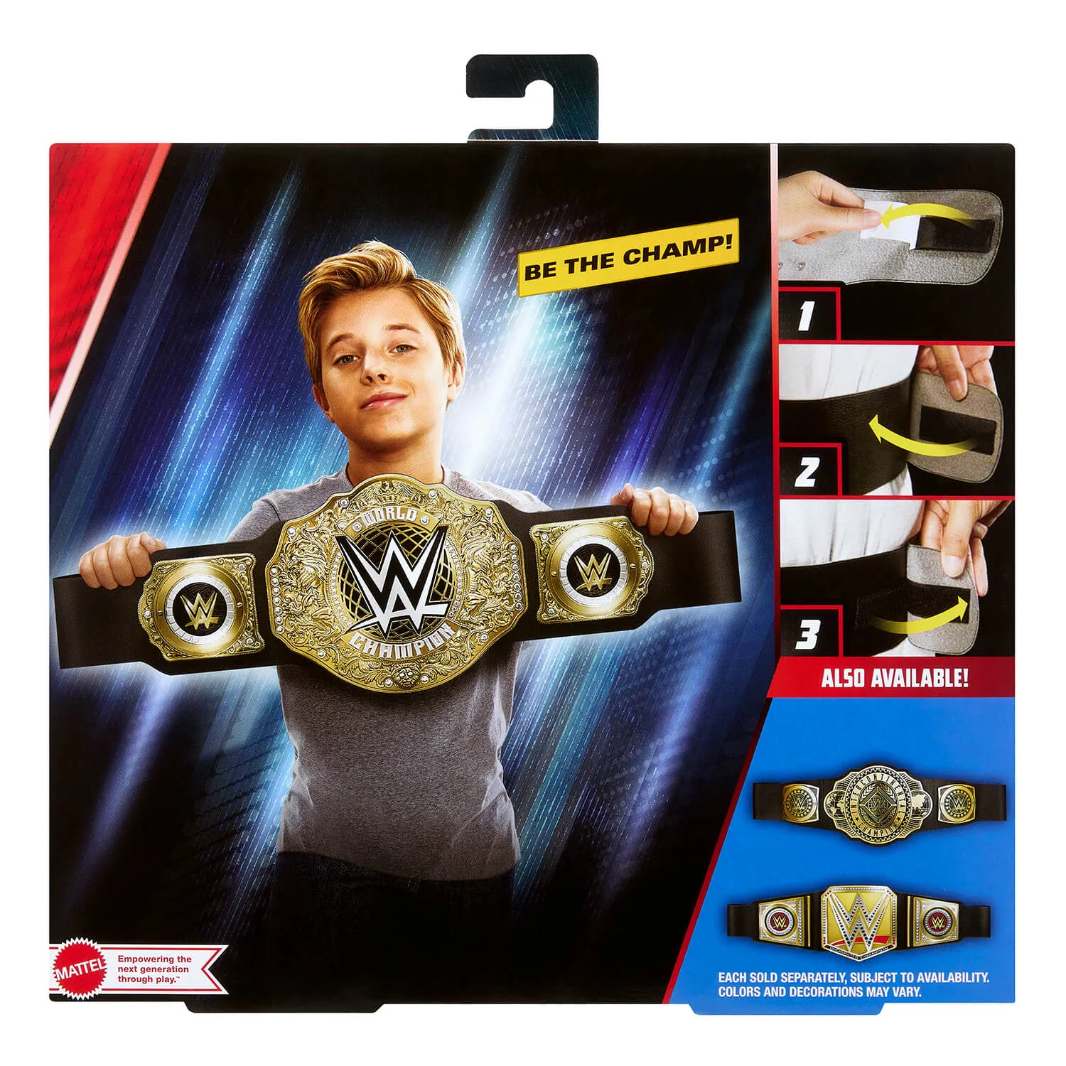WWE Gold World Heavyweight Championship Belt